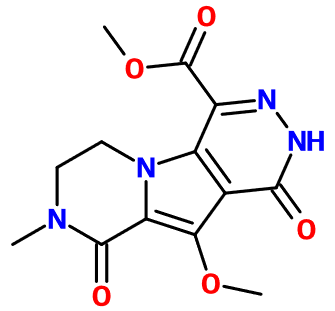 (image for) MC085231 Methyl 8-methoxy-11-methyl-6,10-dioxo-1,4,5,11-tetrazatricyclo[7.4.0.02,7]trideca-2(7),3,8-triene-3-carboxylate